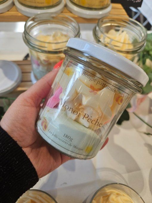 Bougie Monoï pêche 