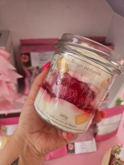Crème glacée cerise